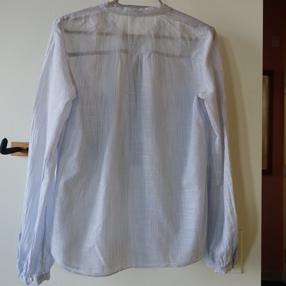J. Crew Light Blue Tunic Top - Picture 8 of 10